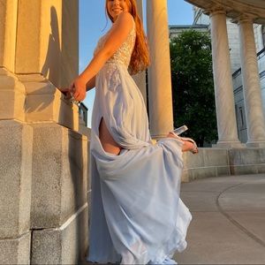 Light Blue Prom Dress